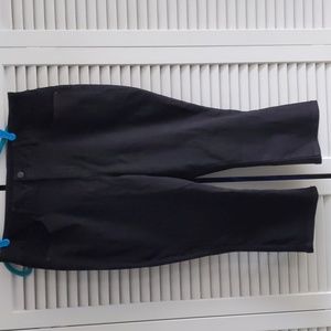 Royalty for me jet black slim stretch crop jeans 16w high rise